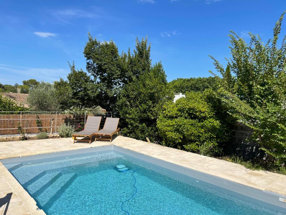 Studio indépendant - Terrasse, jaccuzi, et piscine Restinclieres Exterior foto